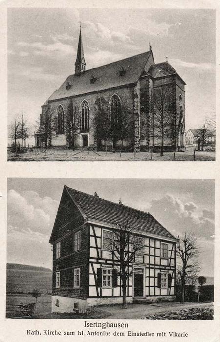 Iseringhauser Kirche und alte Vikarie